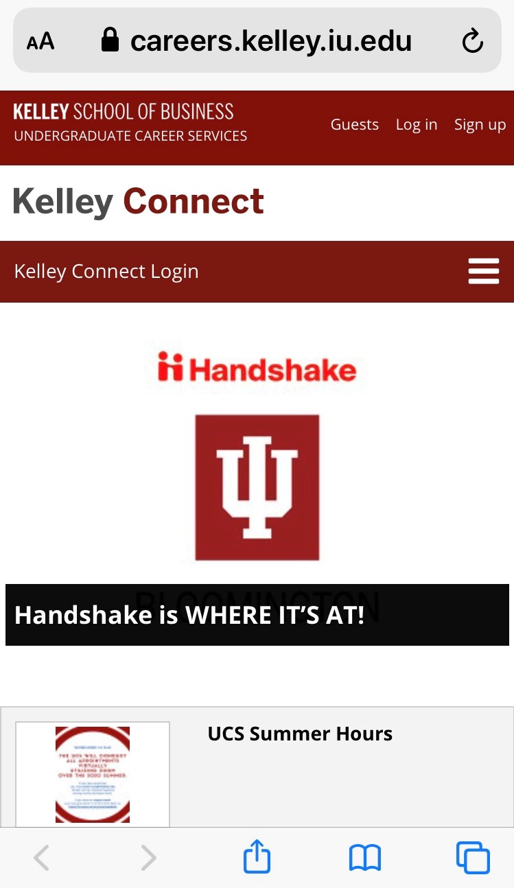 Kelley connect iu bloomington one iu